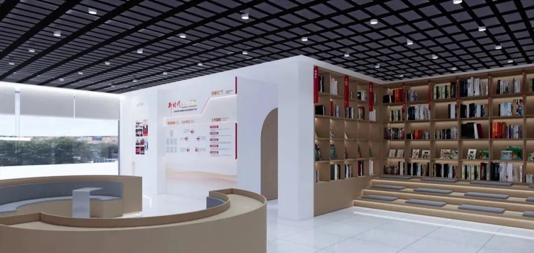 清遠展廳裝修設(shè)計_公海恩德黨群中心展廳設(shè)計