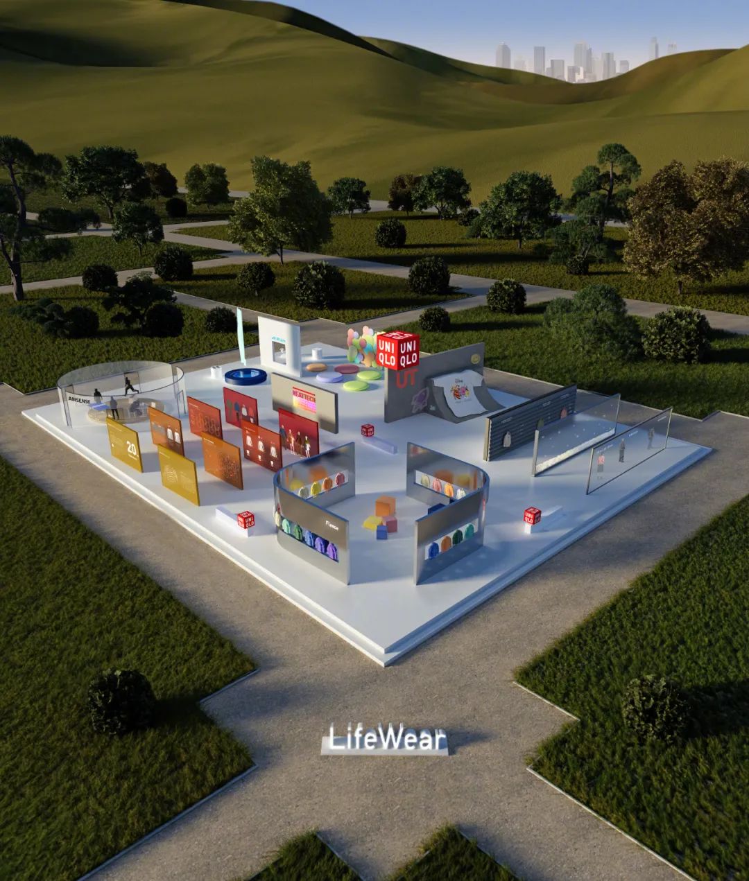 杭州展會(huì)設(shè)計(jì)搭建公司領(lǐng)你看2023進(jìn)博會(huì)最具有創(chuàng)意00家企業(yè)展臺(tái)(優(yōu)衣庫(kù)展臺(tái))5