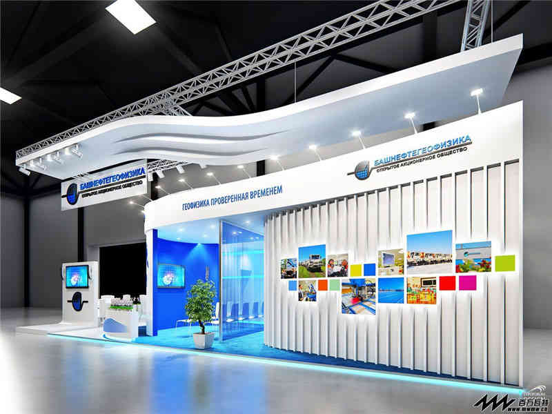 北京普源精電科技有限公司參展上海新國際博覽中心展覽設(shè)計(jì)展臺搭建2