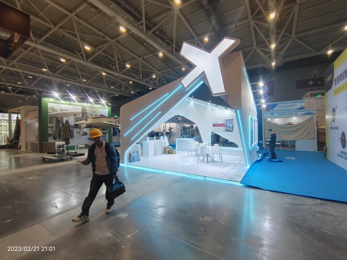 廣州展會搭建設(shè)計深圳跨境電商展，福永街道展臺