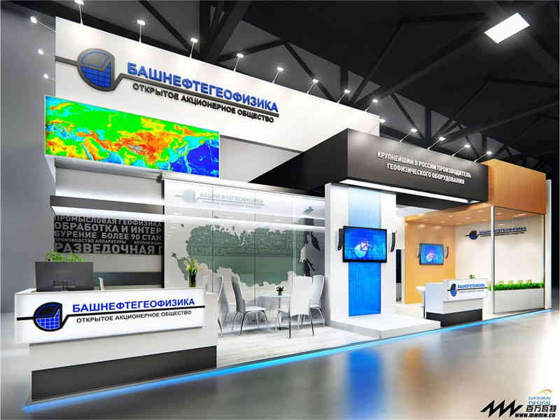 北京普源精電科技有限公司參展上海新國際博覽中心展覽設(shè)計(jì)展臺搭建5